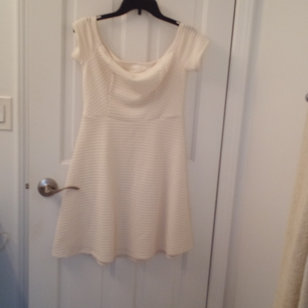 Cream colored large dress